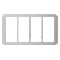 AJAX 104121.141.NC Frame, 4-Seats, 120-Frame for Four LightSwitch Devices