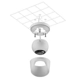 AJAX 126261.197.WH1 TurretCam HL 5MP Wired AI-Powered IP Camera, 110° Viewing Angle, 2.8mm Lens, White
