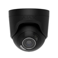 AJAX 126264.197.BL1 TurretCam HL 8MP Wired AI-Powered IP Camera, 110° Viewing Angle, 2.8mm Lens, Black