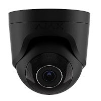 AJAX 64924.197.BL1 TurretCam 5MP Wired AI-Powered Security IP Camera, 110° Viewing Angle, 2.8mm Lens, Black