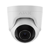 AJAX 64929.197.WH1 TurretCam 8MP Wired AI-Powered Security IP Camera, 85° Viewing Angle, 4mm Lens, White