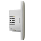 AJAX 101877.140.OL3 CenterButton (1-Gang) Central Touch Button for 1-Gang LightSwitch, Olive