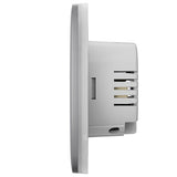 AJAX 101873.140.GR3 CenterButton (1-Gang) Central Touch Button for 1-Gang LightSwitch, Grey