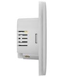 AJAX 101870.140.WH3 CenterButton (1-Gang) Central Touch Button for 1-Gang LightSwitch, White