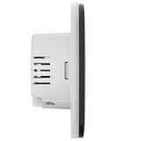 AJAX 101862.143.BL3 SideButton (1-Gang) Side Touch Button for 1-Gang Light Switch, Black