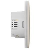 AJAX 101865.143.IV3 SideButton (1-Gang) Side Touch Button for 1-Gang Light Switch, Ivory