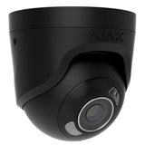 AJAX 126262.197.BL1 TurretCam HL 5MP Wired AI-Powered IP Camera, 85° Viewing Angle, 4mm Lens, Black