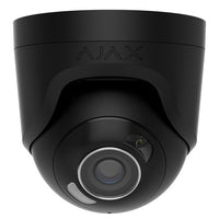 AJAX 126266.197.BL1 TurretCam HL 8MP Wired AI-Powered IP Camera, 85° Viewing Angle, 4mm Lens, Black