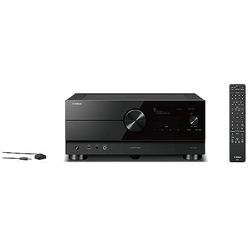 Yamaha RX-A6ABL AVENTAGE 8K 9.2-Channel HDMI AV Receiver with MusicCast