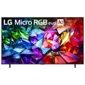 LG 86MRGB95BUA 86" evo Series Micro RGB 4K UHD Smart LED TV, Black