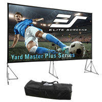 Elite Screens OMS250H2PLUS Yard Master Plus Series 250" Portable Indoor / Outdoor Folding Frame Projection Screen