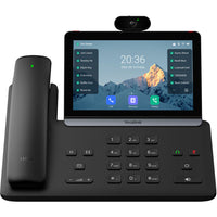 Yealink 1301230 T88V Pro Series Smart Business Video Phone with 7" Touchscreen, HD Camera, Wi-Fi 6 and Bluetooth Handset