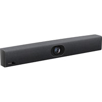 Yealink 1206673 UVC40 E2 Series All-in-One USB Video Bar with 4K Camera and 8 MEMS Microphones, Black