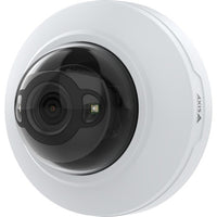 AXIS M4218-LV 8MP WDR Dome IP Camera with Deep Learning and OptimizedIR, 3.5-6.6mm Varifocal Lens, White