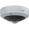AXIS 03132-001 M4347-PLVE M43 Series 6MP Outdoor-Ready Panoramic Camera with 360° View and Audio Analytics, 1.7mm Fixed Lens, IR LEDs, IP66, IK10