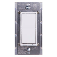 Honeywell Home Z5DIMMER Z-Wave Plus Dimmer, In-Wall, White with Light Almond Kit Included