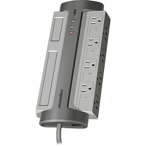 Panamax PM8-EX PowerMax 8 AC Only, 8-Outlet Surge Suppressor