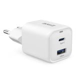 ZIKE Z1333 35W GaN USB-C + USB-A Dual-Port Wall Charger