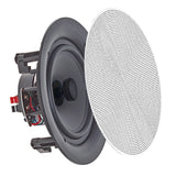 Vaiyer VRWTICF650 6.5" Inch 8 Ohm 200 Watts Frameless Speakers Flush Mount in-Wall in-Ceiling 2-Way Mid Bass Woofer (Pair)