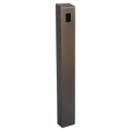 PEDESTAL ADA-CS-TWR-47x4x6BRZ 47" Tappered Bronze Finish Pedestal with 6" Face