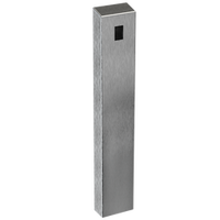 PEDESTAL ADA-SS-TWR-47x4x8 47" Tappered Stainless Pedestal with 8" Face