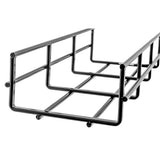 Hubbell HBT0204BK Wire Basket Tray, 2 H 