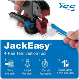 ICC IC107GACWH CAT6A Keystone Jack with 