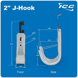 ICC ICCMSJHW44 Batwing J Hook 2 with Re