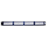 Vanco 820664 CAT6 Patch Panel, 1U, 24-Po