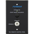 Furman RS-2 Contractor Series Momentary Contact Remote Control Panel with Key Switch