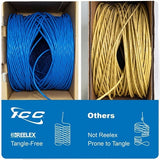 ICC ICCABR6VBK CAT6 CMR Riser 23AWG 100%