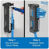 ICC ICMPP125EV CAT5e Patch Panel, Wall M