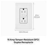 Lutron SCR-15-GFST-TP Claro 15A Tamper-R