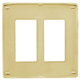 Hubbell NPS262I 2-Gang Decora Snap-On Wa