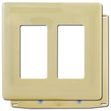 Hubbell NPS262I 2-Gang Decora Snap-On Wa