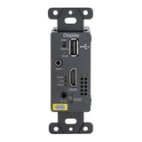 Hubbell ISFHDR5BK 110 HDBaseT HDMI, USB,