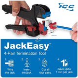 ICC IC107L6CWH CAT6 Keystone Jack with I