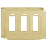 Hubbell NPS263I 3-Gang Decorative Snap-O
