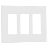 Lutron SC-3-MI Claro 3 Gang Wall Plate f