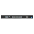 Hanwha SKY-SW20G-001 16-Port Gigabit PoE+ Switch with 2xUplink and 2xSFP