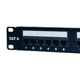 Dynacom 2013-24C6EA CAT6 Patch Panel, 24