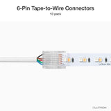 Lutron LU-CK1-6W 6-Pin Wire / Tape Conne