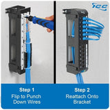 ICC ICMPP12V60 CAT6 Patch Panel, Wall Mo