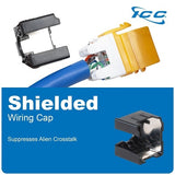ICC IC107GACBK CAT6a Keystone Jack with 
