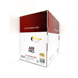 ADI PRO 0E-CMP6YWR CAT6 Plenum Cable, 23
