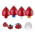 Federal Signal FSEX Explosion-Proof Strobe Light, 4-Wire, In-Rush Limited, Red