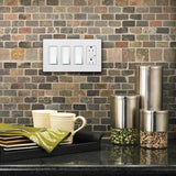 Lutron SC-4-PM Claro 4 Gang Wall Plate f