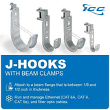 ICC ICCMSJHB22 Beam Clamp J Hook 3/4 Wi