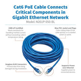 Eaton Tripp Lite N201P-050-BL CAT6 Unshi