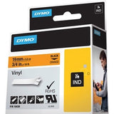 DYMO 18436 Industrial Vinyl Labels, 3/4 
